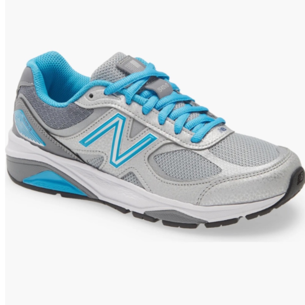 NEW BALANCE {10.5} Running Shoe 1540v3 Gray and Blue - Picture 1 of 12